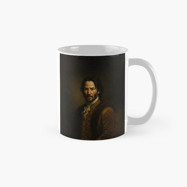 Item preview, Barok Tarzı Keanu Reeves Portresi – Sanatsal ve Asil Dijital Tablo designed and sold by PrometheusStyle.
