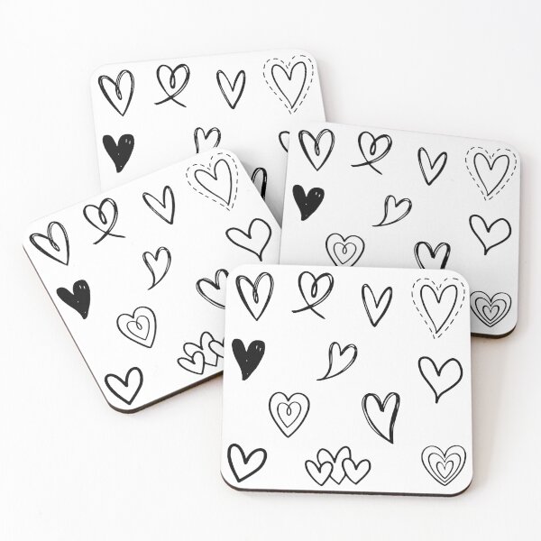 Item preview, Minimalist Hearts designed and sold by Paper Drip.