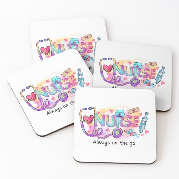 Item preview, Nurse Life in Color – Stethoscope, Tablets & Needle Design, Nurse gift designed and sold by WHDProduction45.