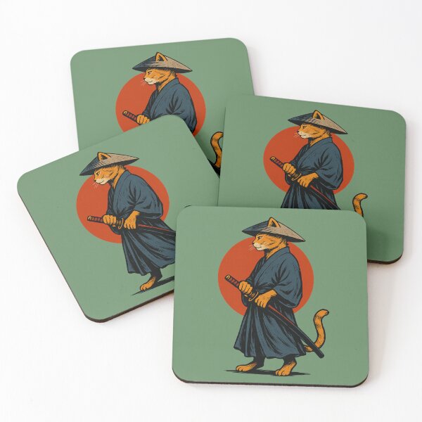 Item preview, Ronin Cat – Samurai Warrior designed and sold by Benja & Co..