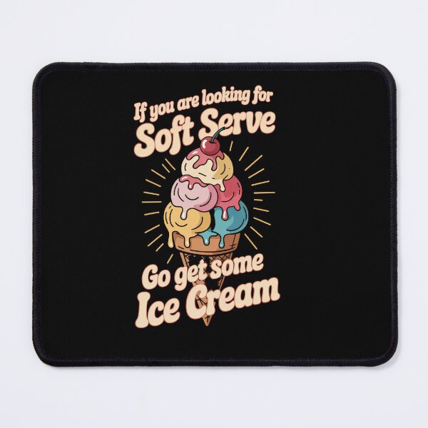 Item preview, Soft Serve Temptation: Playful Ice Cream Typography Art designed and sold by Snap Sell Studio HQ.
