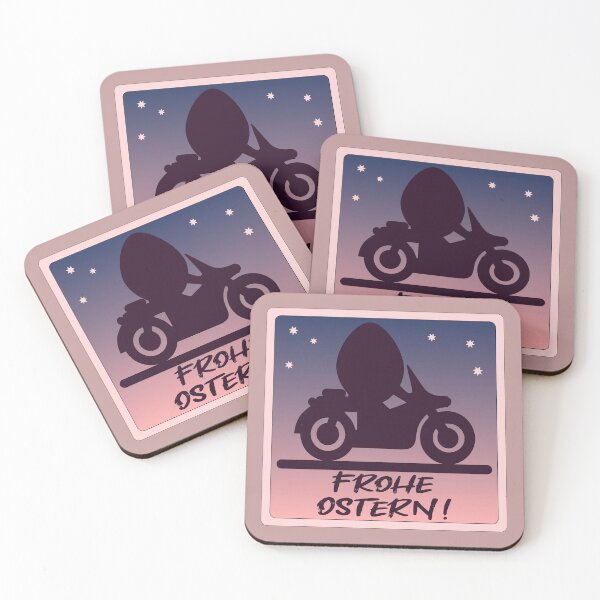 Item preview, HAPPY EASTER - EASTER EGGS - MOTORCYCLE designed and sold by minimalartstory.