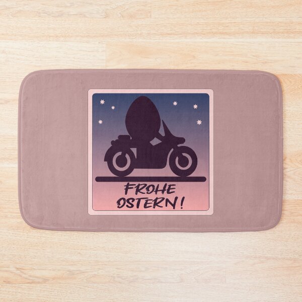 Item preview, HAPPY EASTER - EASTER EGGS - MOTORCYCLE designed and sold by minimalartstory.