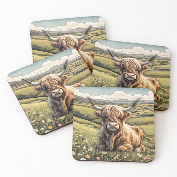 Item preview, Countryside Highland Cow designed and sold by NikkiBear67.