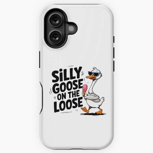 Aperçu de l'œuvre Oie idiote en liberté Humour d'oie drôle Été créée et vendue par crisp002.