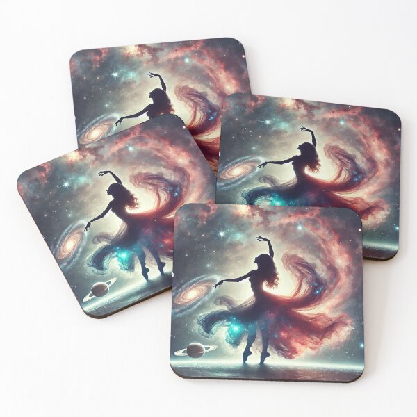 Item preview, Celestial Waltz – Dance of the Nebulae designed and sold by AbstractAnom.