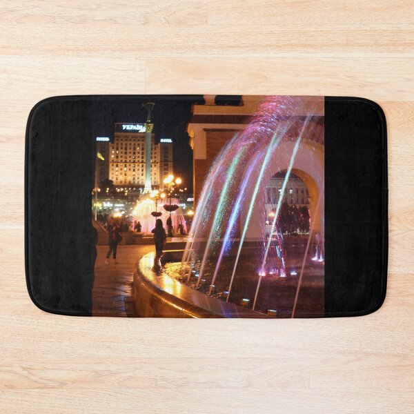 Item preview, Night View of Maidan Nezalezhnosti with Lyadsky Gate and and Dancing Water designed and sold by Maryna Gumenyuk.