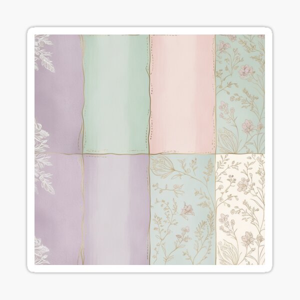 Item preview, • Elegant Design with Soft Colors and Delicate Floral Details designed and sold by roon-ai.