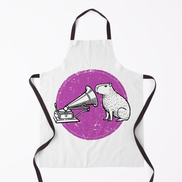 Item preview, Phonograph Parody: Capybara Listening to Victrola – Vintage Music Humor for Collectors designed and sold by H Jonas.