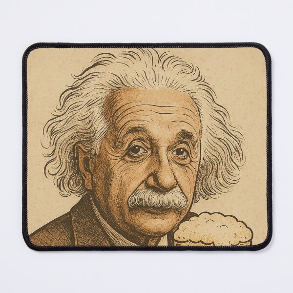 Item preview, albert einstein driking beer designed and sold by martin max.