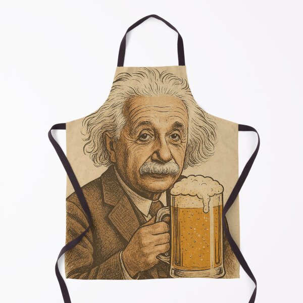 Item preview, albert einstein driking beer designed and sold by martin max.