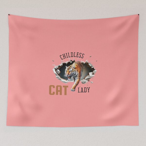 Item preview, Childless Cat Lady designed and sold by SarcastikTeez.