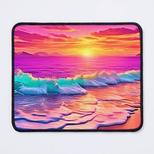 Item preview, Sunset Beach Waves Design designed and sold by Health And Fitness Posts e-Store.