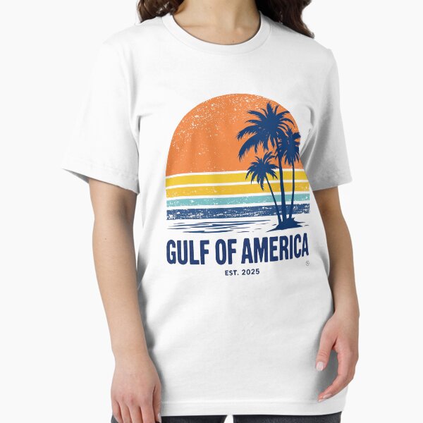 Item preview, Gulf of America Sunset Retro Beach Palm Tree designed and sold by T2N1.