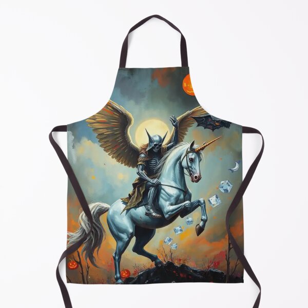 Item preview,  DEATH OF A UNICORN. Angel Of Death Riding A white unicorn  designed and sold by Obinne.