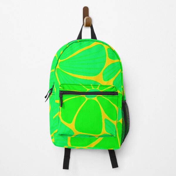 Item preview, Neon Green and Bright Yellow Contrast on Floral Retro Pattern designed and sold by DreamsArtwear.