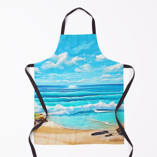Item preview, Sunny Beach Waves Design designed and sold by Health And Fitness Posts e-Store.