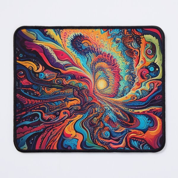 Item preview, Groovy Wavy Trippy Pattern – Psychedelic Color Explosion designed and sold by CattlettArt.