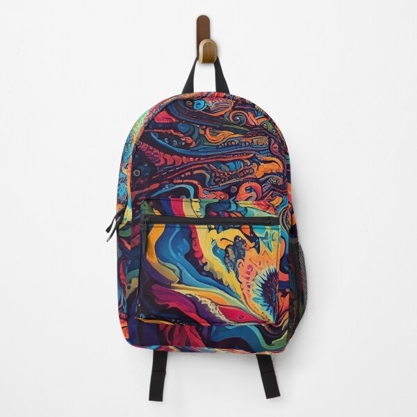 Item preview, Groovy Wavy Trippy Pattern – Psychedelic Color Explosion designed and sold by CattlettArt.