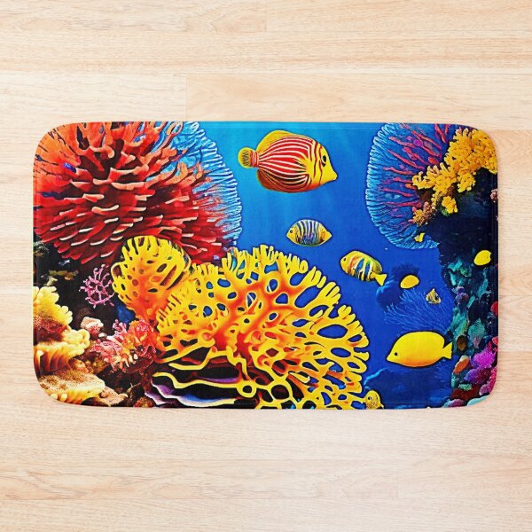 Item preview, Underwater Coral Garden Design designed and sold by Health And Fitness Posts e-Store.