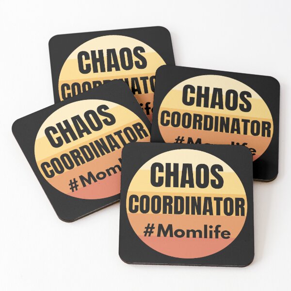 Item preview, Chaos Coordinator Funny Mom Life Quote retro Sunset designed and sold by Guess4best.