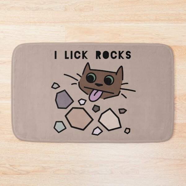 Item preview, Geology Lick Rocks Brown Cat designed and sold by itz-hazza.