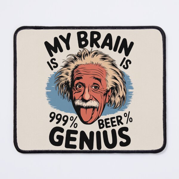 Item preview, albert einstein driking beer designed and sold by martin max.