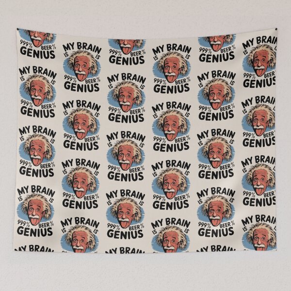 Item preview, albert einstein driking beer designed and sold by martin max.