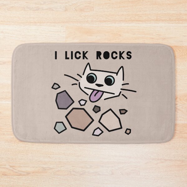 Item preview, Geology Lick Rocks White Cat designed and sold by itz-hazza.