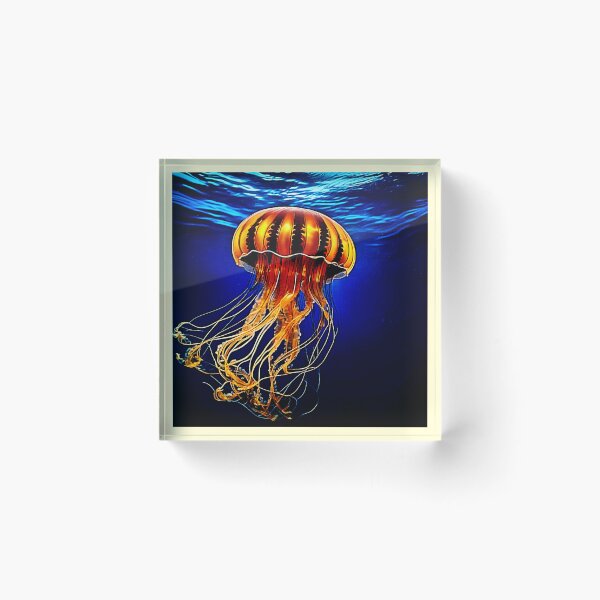 Artikelvorschau, Ocean Glow Jelly Design entworfen und verkauft von Health And Fitness Posts e-Store.