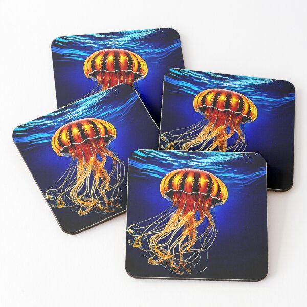 Artikelvorschau, Ocean Glow Jelly Design entworfen und verkauft von Health And Fitness Posts e-Store.
