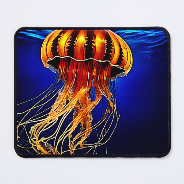 Item preview, Ocean Glow Jelly Design designed and sold by Health And Fitness Posts e-Store.