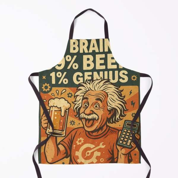 Item preview, albert einstein driking beer designed and sold by martin max.