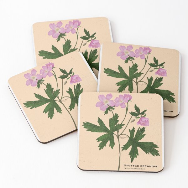 Item preview, Spotted Geranium Vintage Botanical Illustration designed and sold by Peleegirl.