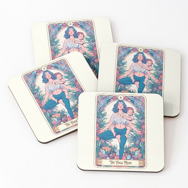 Item preview, Witchy Yoga Mom Tarot Card Gift for Tarot Reader, Yogini, Ioga, Woo Woo, Boho Mama Gift for Mothers Day designed and sold by matchakpop.