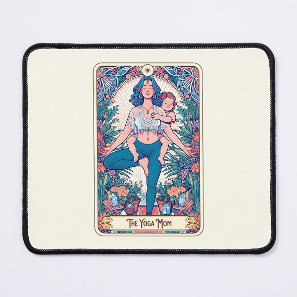 Item preview, Witchy Yoga Mom Tarot Card Gift for Tarot Reader, Yogini, Ioga, Woo Woo, Boho Mama Gift for Mothers Day designed and sold by matchakpop.