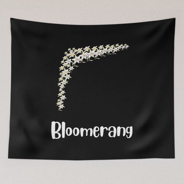 Item preview, Flower boomerang pun lily flower enthusiast Australia lover   designed and sold by Artstastic.