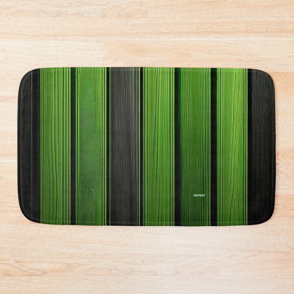 Item preview, Green Zest on Charcoal – Modern Rustic Striped Wall Art Print - dePace' designed and sold by mrpropcake.