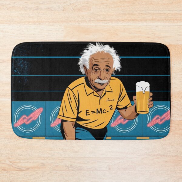Item preview, albert einstein driking beer designed and sold by martin max.