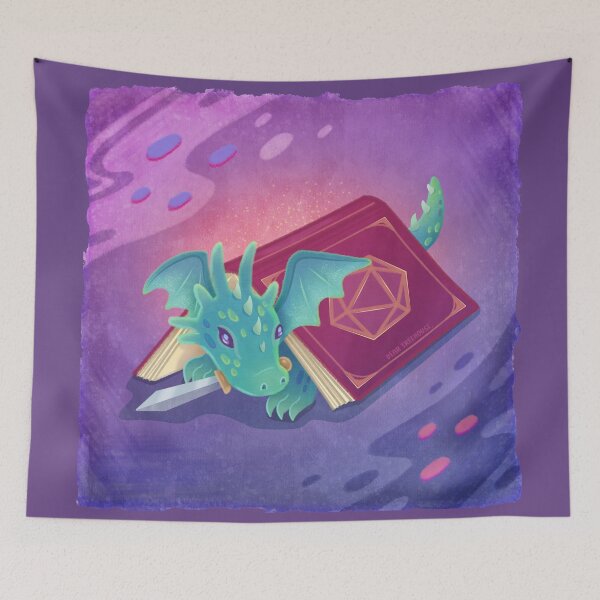 Item preview, Lindo dragón de ttrpg designed and sold by -DearTreehouse-.