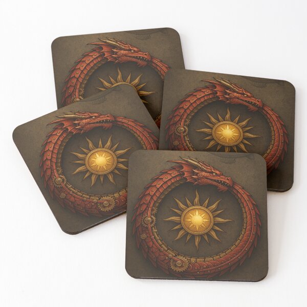 Item preview, Solar Ouroboros, The guardian of eternal time designed and sold by VidyoeDesigns67.