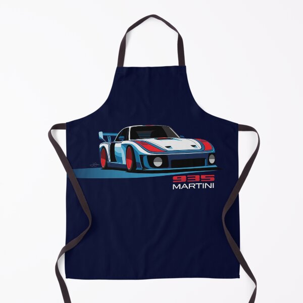 Item preview, Martini Porsche 935 Martini Slant Nose Classic Race Car Illustration designed and sold by blackdogshop.