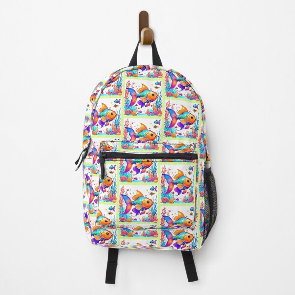 Item preview, Fantasy Fish Scene Design designed and sold by Health And Fitness Posts e-Store.