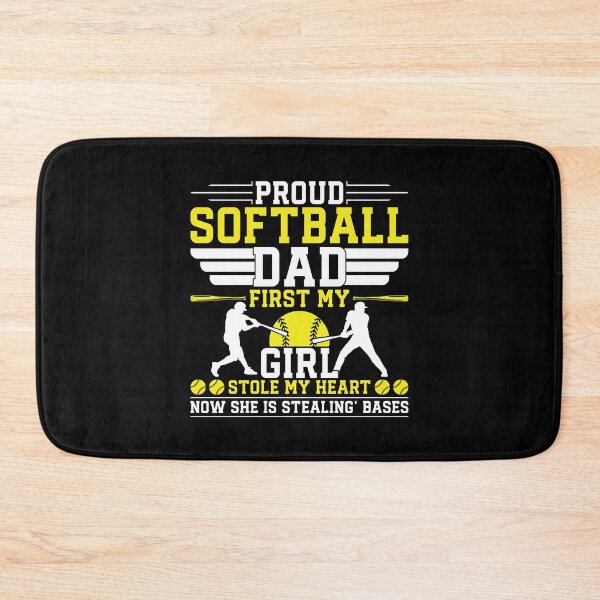 Item preview, Proud Softball Dad Stealing Bases designed and sold by Imaginarium Design.