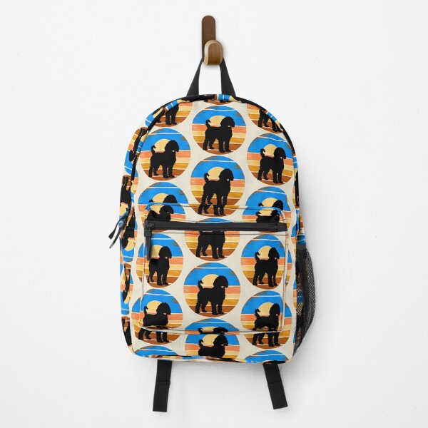 Item preview, Goldendoodle Vintage Sunset – Retro Silhouette Dog Lover Design designed and sold by Fredster1966.
