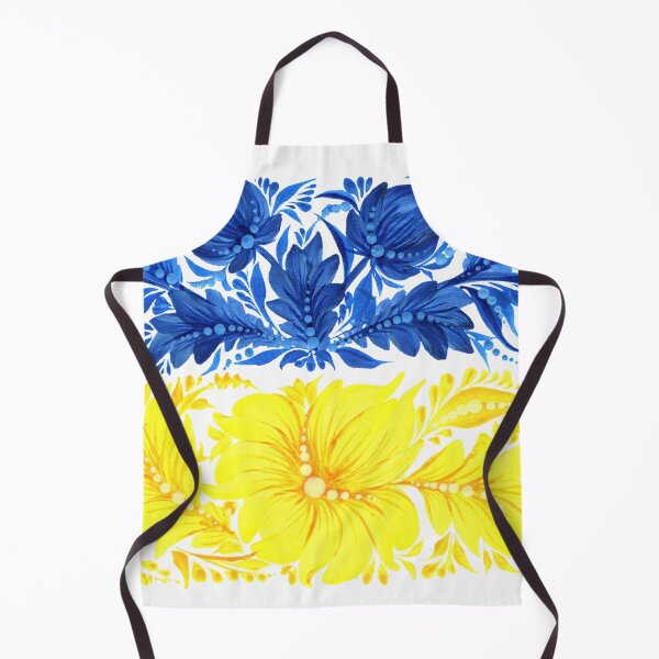 Item preview, Ukrainian flag, Petrykivka art, Ukrainian flag flowers designed and sold by Sunflower-7.