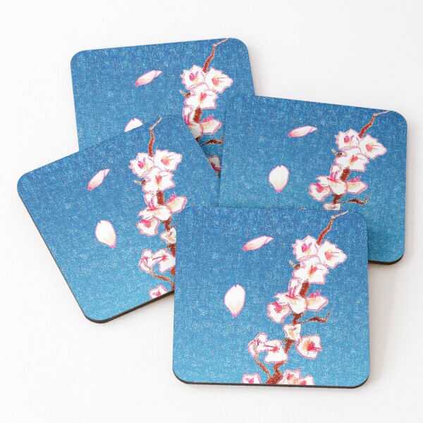 Item preview, Spring Waltz – Soft Pink Cherry Blossoms on Blue Sky designed and sold by Wildseer.