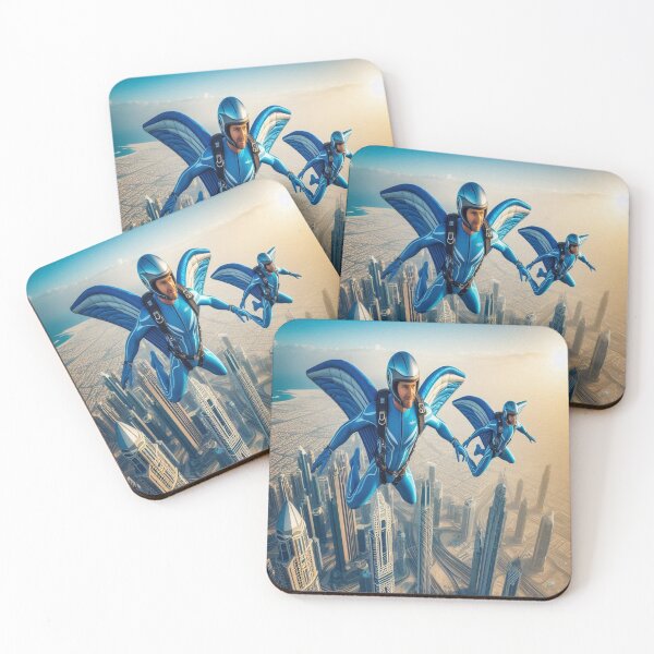 Item preview, Wingsuit Flyers Over Dubai designed and sold by MajesticPx.