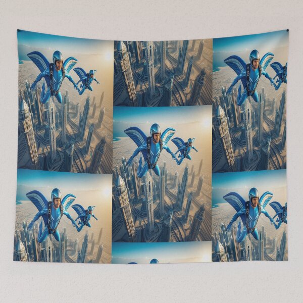 Item preview, Wingsuit Flyers Over Dubai designed and sold by MajesticPx.