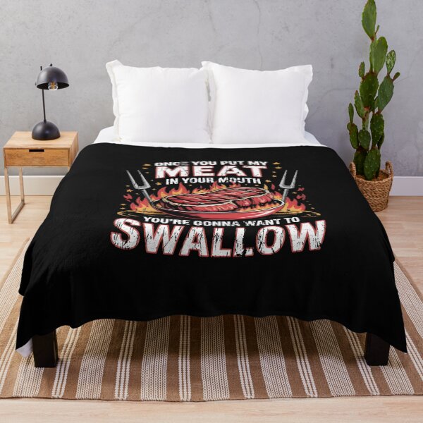Item preview, once you put my MEAT in your mouth you're gonna want to swallow shirt designed and sold by CanvaSnap ⭐⭐⭐⭐⭐.
